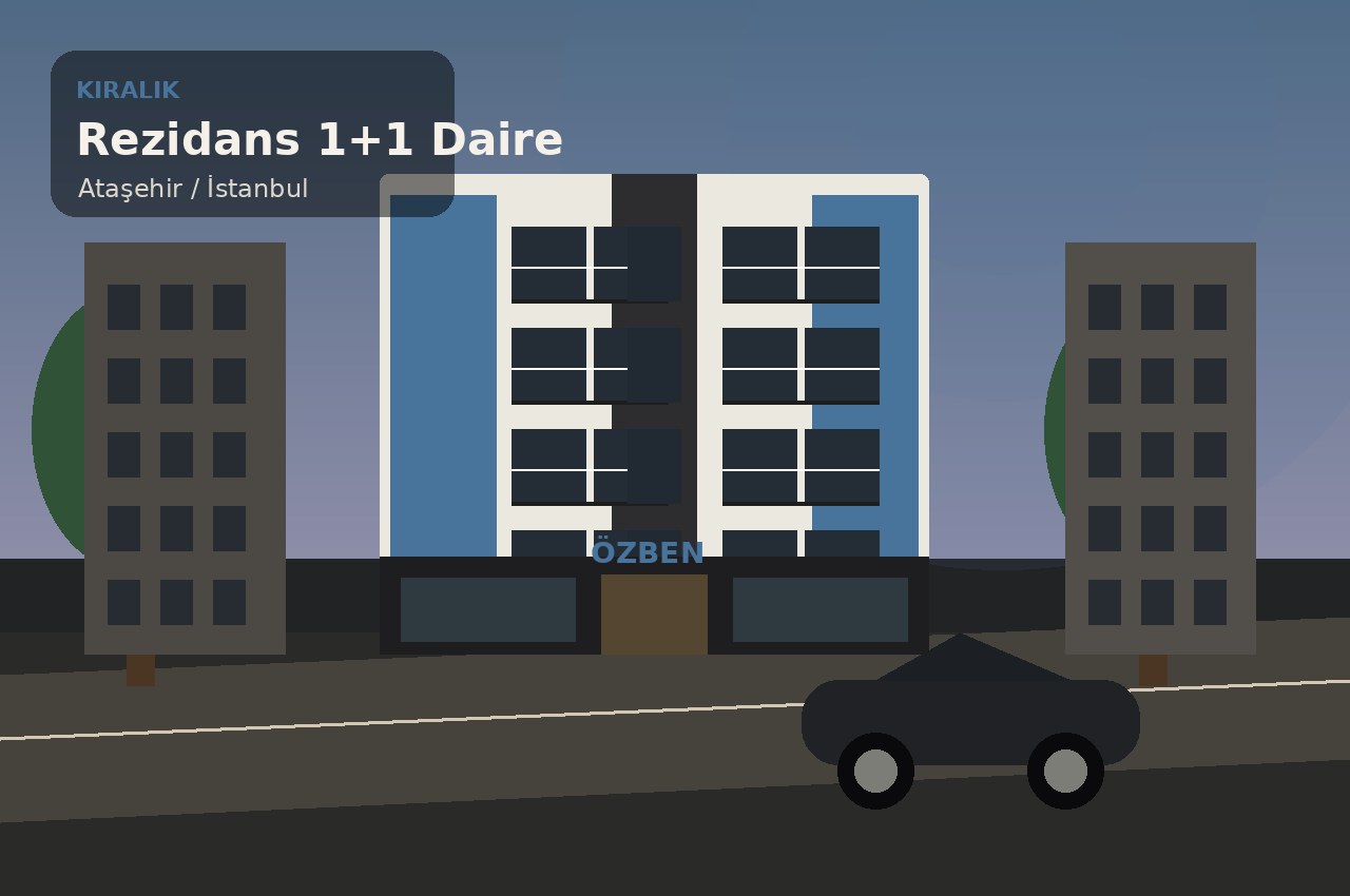 Rezidans 1+1 Daire