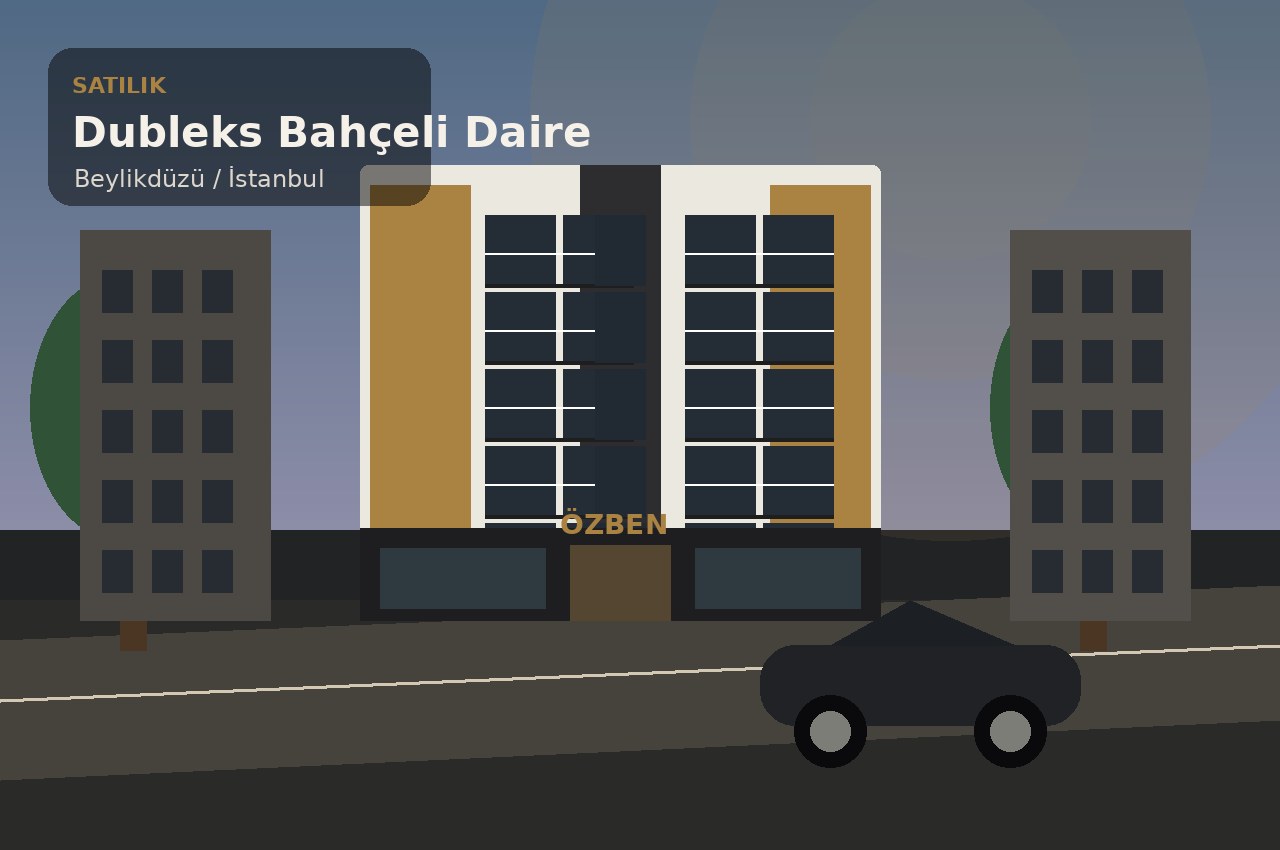 Dubleks Bahçeli Daire