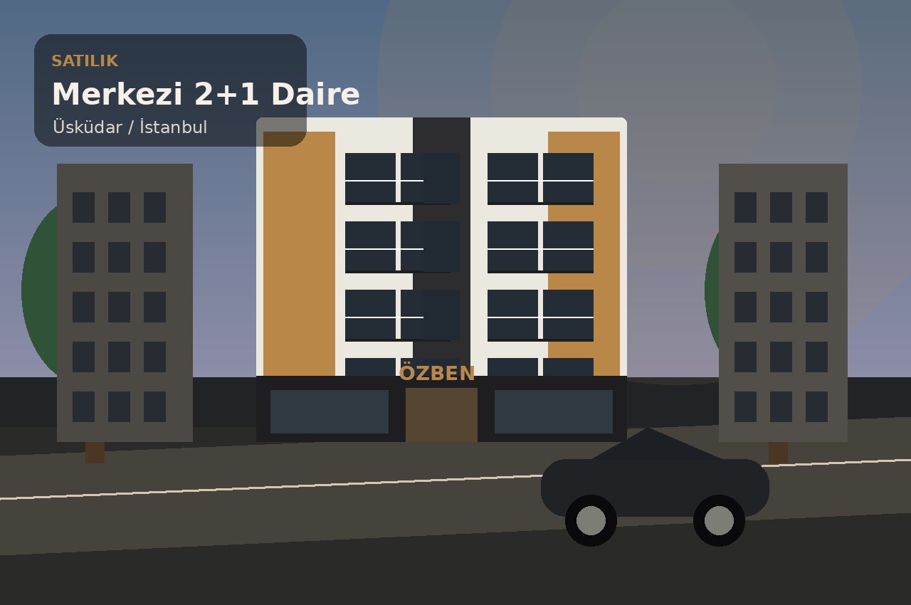 Merkezi 2+1 Daire