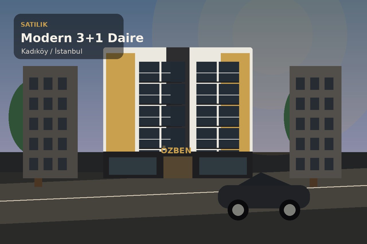 Modern 3+1 Daire