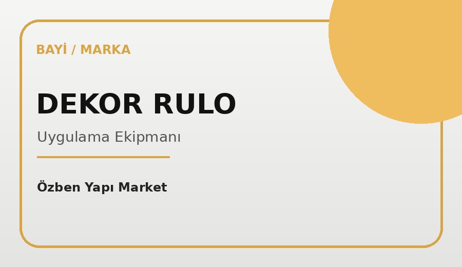 Dekor Rulo
