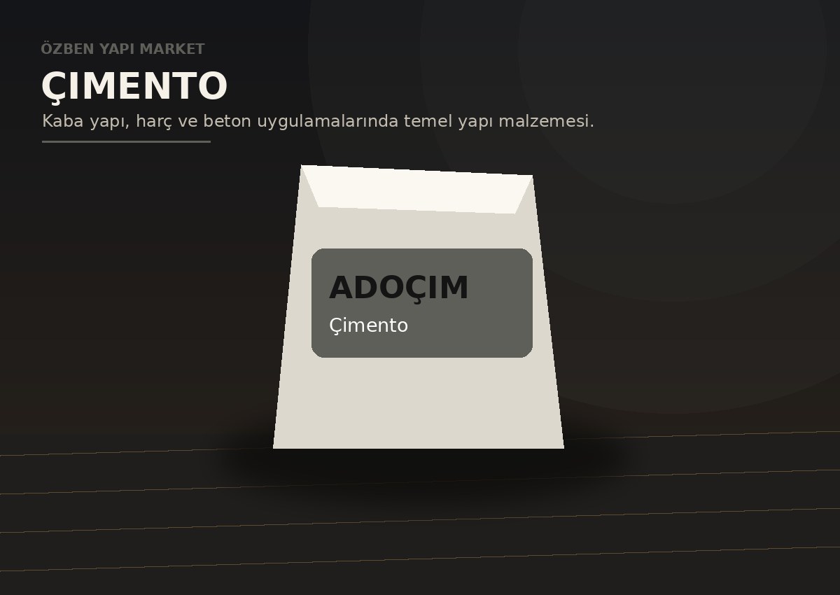 Adoçim Çimento ve Harç Ürünleri
