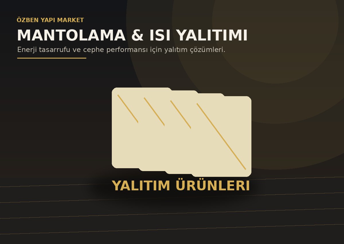 Yalıtım Ürünleri Mantolama ve Yalıtım Çözümleri
